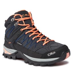 CMP Botas de trekking CMP Rigel Mid Wmn Trekking Shoe Wp 3Q12946 Antracite-Sunrise 65UP