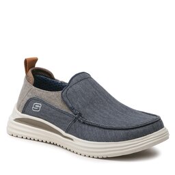 

Туфлі Skechers Evers 204472/NVBR Navy/Brown, Cиній