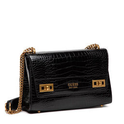 

Сумка Guess Katey Croc Flap Shoulder Bag HWCB8494190 BLA, Чорний