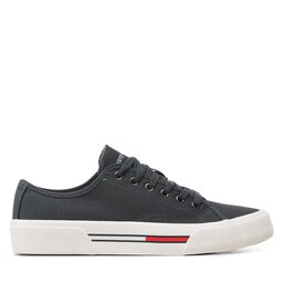

Кросівки Tommy Jeans Lace Up Canvas Color EM0EM01155 New Charcoal PUB, Сірий