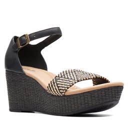 Clarks Sandalen Clarks Rose Ease 26171324 Black Leather