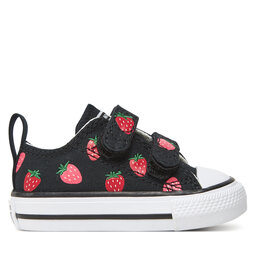 Converse Modne superge Converse Chuck Taylor All Star Strawberries Easy-On A14929C Črna
