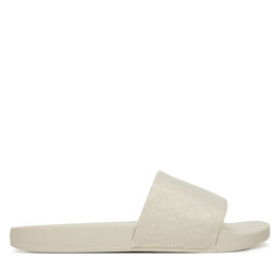 Calvin Klein Natikači Calvin Klein Pool Slide - Jacq HW0HW02420 Écru