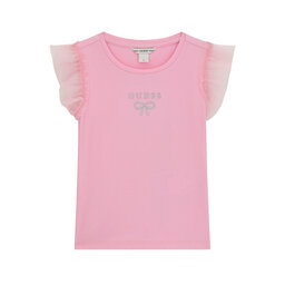Guess Guess T-Shirt K6RI12 KCU20 Rosa Regular Fit