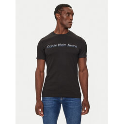 Calvin Klein Jeans Calvin Klein Jeans T-Shirt Two Tone Institutional J30J325676 Μαύρο Regular Fit
