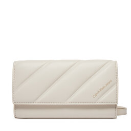 Calvin Klein Jeans Geantă Calvin Klein Jeans Quil Ted Longfold K60K612257 Alb