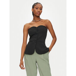 ViCOLO ViCOLO Marškinėliai TS0098 Juoda Slim Fit