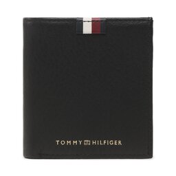 Tommy Hilfiger Portofel Mic pentru Bărbați Tommy Hilfiger Th Prem Lea Trifold AM0AM11263 BDS