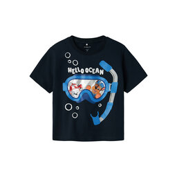 NAME IT NAME IT T-Shirt Morish 13240711 Dunkelblau Standard Fit