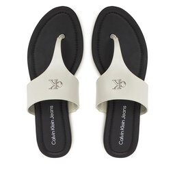 Calvin Klein Jeans Flip flop Calvin Klein Jeans Flat Sandal Toepost Mg YW0YW01691 Alb