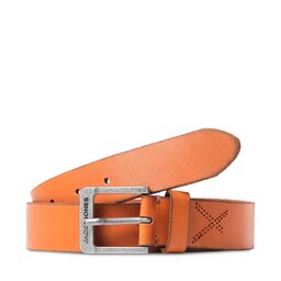 Jack&Jones Pánský pásek Jack&Jones 12228996 Hnědá