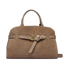 Coccinelle Handtasche Coccinelle TLB Coccinellesabine Suede Bi E1 TLB 18 04 01 Dunkelbeige