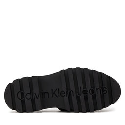 

Шльопанці Calvin Klein Jeans Toothy Combat Sandal In Dc YW0YW01339 Triple Black BEH, Чорний