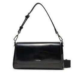 Calvin Klein Τσάντα Calvin Klein Ck Must Conv Shoulder Bag_Shiny K60K612885 Μαύρο