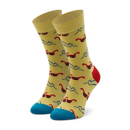 Happy Socks Κάλτσες Ψηλές Ανδρικές Happy Socks SND01-2000 Κίτρινο