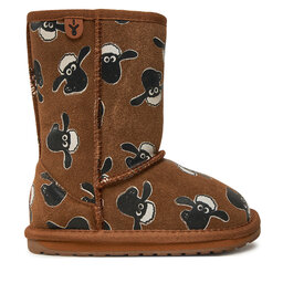 EMU Australia Botas de nieve EMU Australia Shaun The Sheep Print K13107 Marrón