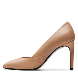 

Туфлі на шпильці Calvin Klein Heel Pump 90 Leather HW0HW01928 Vintage Beige A06, Бежевий