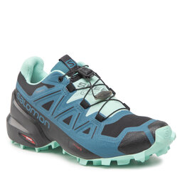 Salomon Обувки Salomon Speedcross 5 Gtx GORE-TEX 416127 20 V0 Black/mallard Blue/Yucca