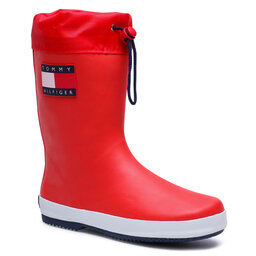 Tommy Hilfiger Gumijas zābaki Tommy Hilfiger Rain Boot T3X6-30766-0047 S Red 300
