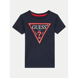 Guess Guess Marškinėliai N73I55 K8HM0 Tamsiai mėlyna Regular Fit