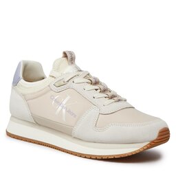 Calvin Klein Sneakers Calvin Klein Runnr Sock Line Up YW0YW01238 Creamy White YBI