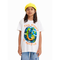 Desigual Desigual Camiseta 23SBTK09 De color Regular Fit