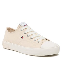 

Кеди Tommy Hilfiger Low Cut Lace-Up T3X9-32827-0890 S Beige 500, Écru