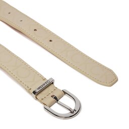 

Жіночий ремінь Calvin Klein Round Buckle Belt 2.5 Epi Mono K60K611925 PEA, Сірий