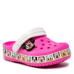 Crocs Pantoletten Crocs Fl Minnie Mouse Band 207720 Electric Rose