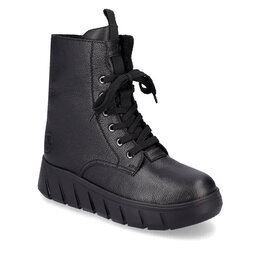 Rieker Polokozačky Rieker Y3501-00 Schwarz / Schwarz 00