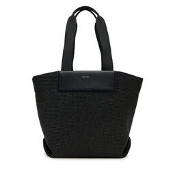 Calvin Klein Borsetta Calvin Klein Ck Raffia Medium Shopper K60K613174 Nero
