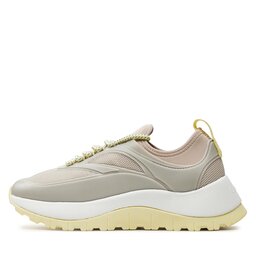 

Снікерcи Calvin Klein Runner Lace Up Caging HW0HW01900 Stony Beige/Tender Yellow 0GA, Бежевий