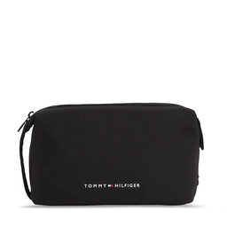 Tommy Hilfiger Kosmetyczka Tommy Hilfiger Th Skyline Washbag AM0AM11610 Black BDS