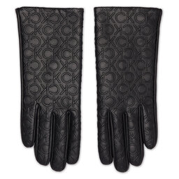 Calvin Klein Дамски ръкавици Calvin Klein Re-lock Debossed K60K609975 Ck Black BLK