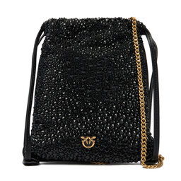 PINKO Дамска чанта PINKO Slouchy Coulisse Baby AI 25-26 PCPL 105409 A2WF Черен