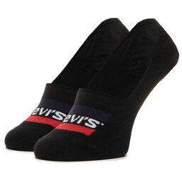 Levi's® Set od 2 para unisex niskih čarapa Levi's® 37157-0169 Black