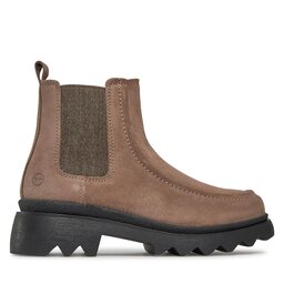 Tamaris Kotníková obuv s elastickým prvkem Tamaris 1-25840-41 Hnědá