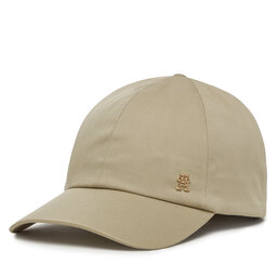 Tommy Hilfiger Gorra con visera Tommy Hilfiger Elevated Chic Soft Cap AW0AW17138 Beis