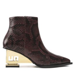 

Ботильйони United Nude Un Bootie Mid 10691750143 Dark Cherry, Бордовий