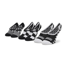 Vans Set di 3 paia di pedulini da donna Vans Classic Check VN0A5L6T4481 Canoodle Multi