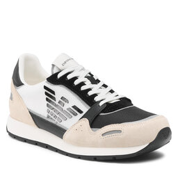 Emporio Armani Sneakers Emporio Armani X4X537 XM678 Q826 Beige/Black/Off Whit