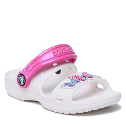 Crocs Pantoletten Crocs Classic Embellished Sandal T 207803 White