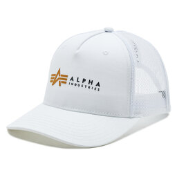 Alpha Industries Gorra con visera Alpha Industries Label 106901 White 09