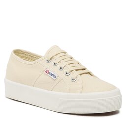 Superga Textilskor Superga 2730 Mid Platform S2127IW Beige Lt Eggshell-F Avorio AKJ