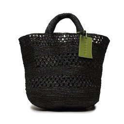Manebi Ročna torba Manebi Panier Weaving V 5.3 AZ Black
