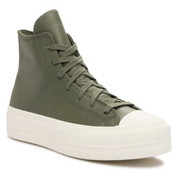Converse Кецове Converse Chuck Taylor All Star Lift A07131C Forest/Grey