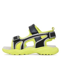 Geox Sandali Geox J Sandal Splush Boy J35GPA014CEC3707 M Lime/Black