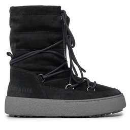 Moon Boot Sniega zābaki Moon Boot Ltrack Suede 24501100003 Melns