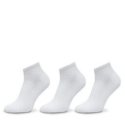 Jack&Jones Junior Σετ κοντές κάλτσες παιδικές 3 τεμαχίων Jack&Jones Junior 12274738 Λευκό