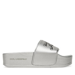 KARL LAGERFELD Klapki KARL LAGERFELD Kondo Maxi KL80872 Srebrny